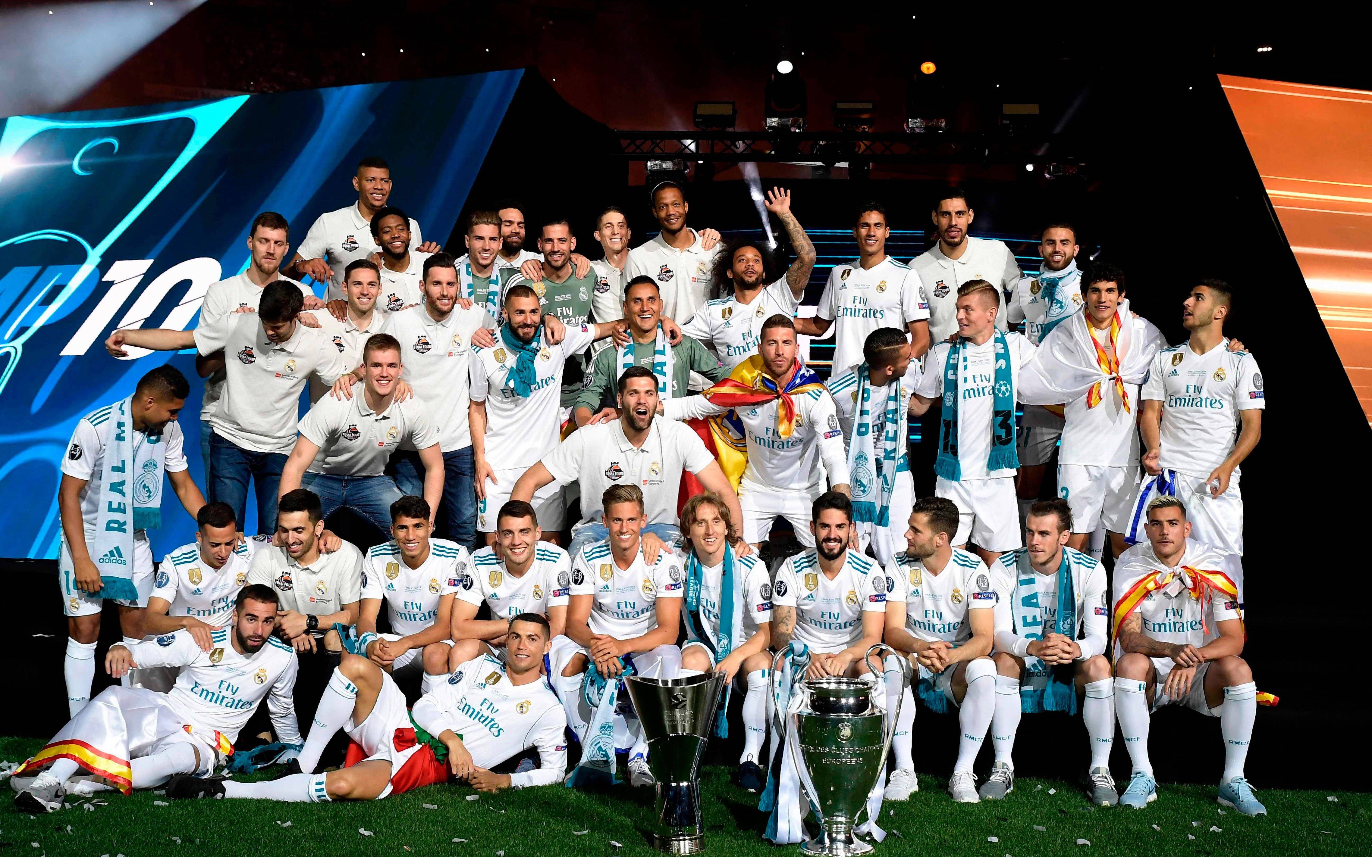 皇马球员集体进攻，大胜对手