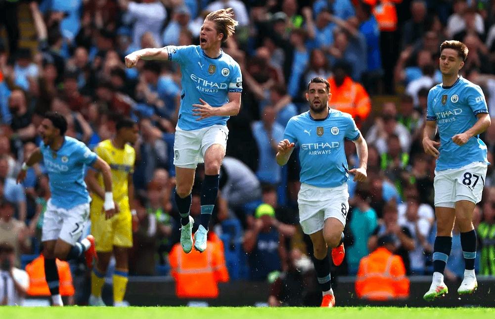 关于曼城迎战大胜，重返前四位置的信息